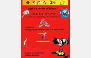 Stage de remise en forme!!
