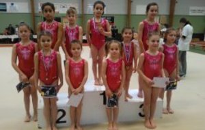 14 gymnastes qualifiées pour les régions!!