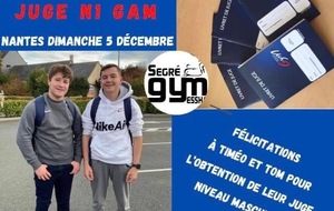 Résultat N1 GAM