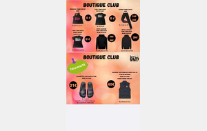 Réouverture de la boutique Club!!