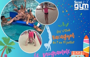 Vacagym l’été O Club!!