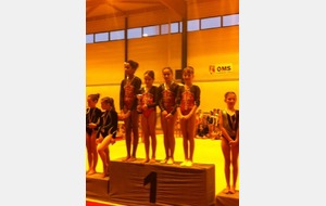 équipe DR1 benjamines 1ère!!