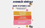 Assemblée Générale Mardi 11 octobre à 20h