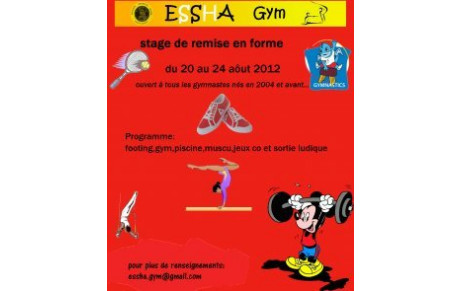 Stage de remise en forme!!