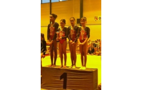 2podiums en équipes à St barthélémy d'anjou !!