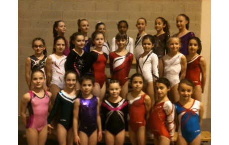 4 gymnastes en stage avenir régional!!