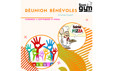 Réunion Bénévoles Saison 2021/2022