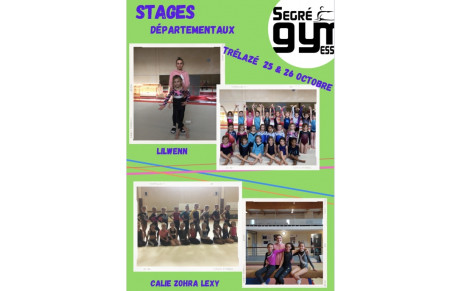 Stages jeunesse Départementaux 