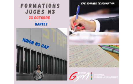 Formation Juge Niveau 3